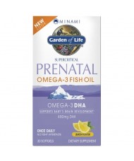 Minami Nutrition Omega-3 prenatální - s příchutí citronu - 30 tobolek